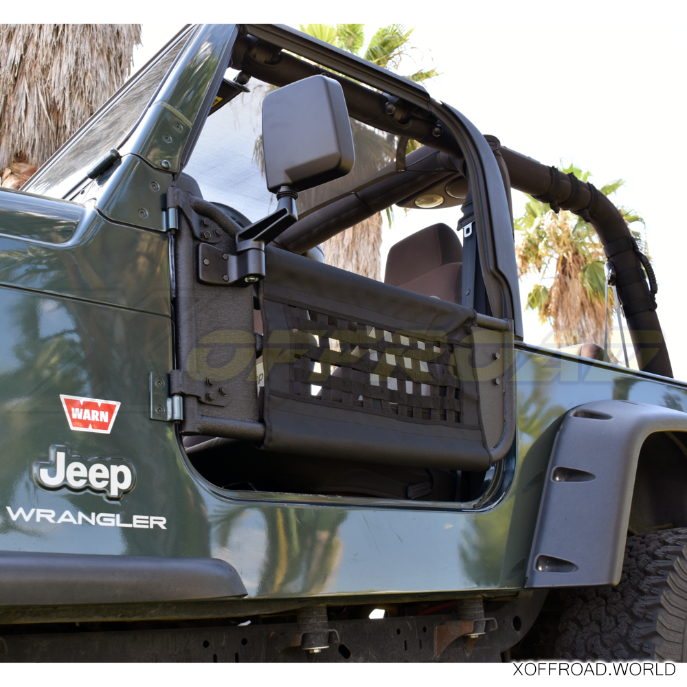 Tube Doors, Front, Jeep Wrangler TJ XOEA122 - X-Offroad