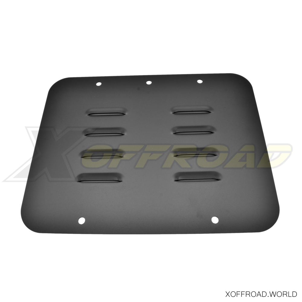 Tailgate Vent plate, Aluminium, Black, Jeep Wrangler TJ XOEA232 - X-Offroad