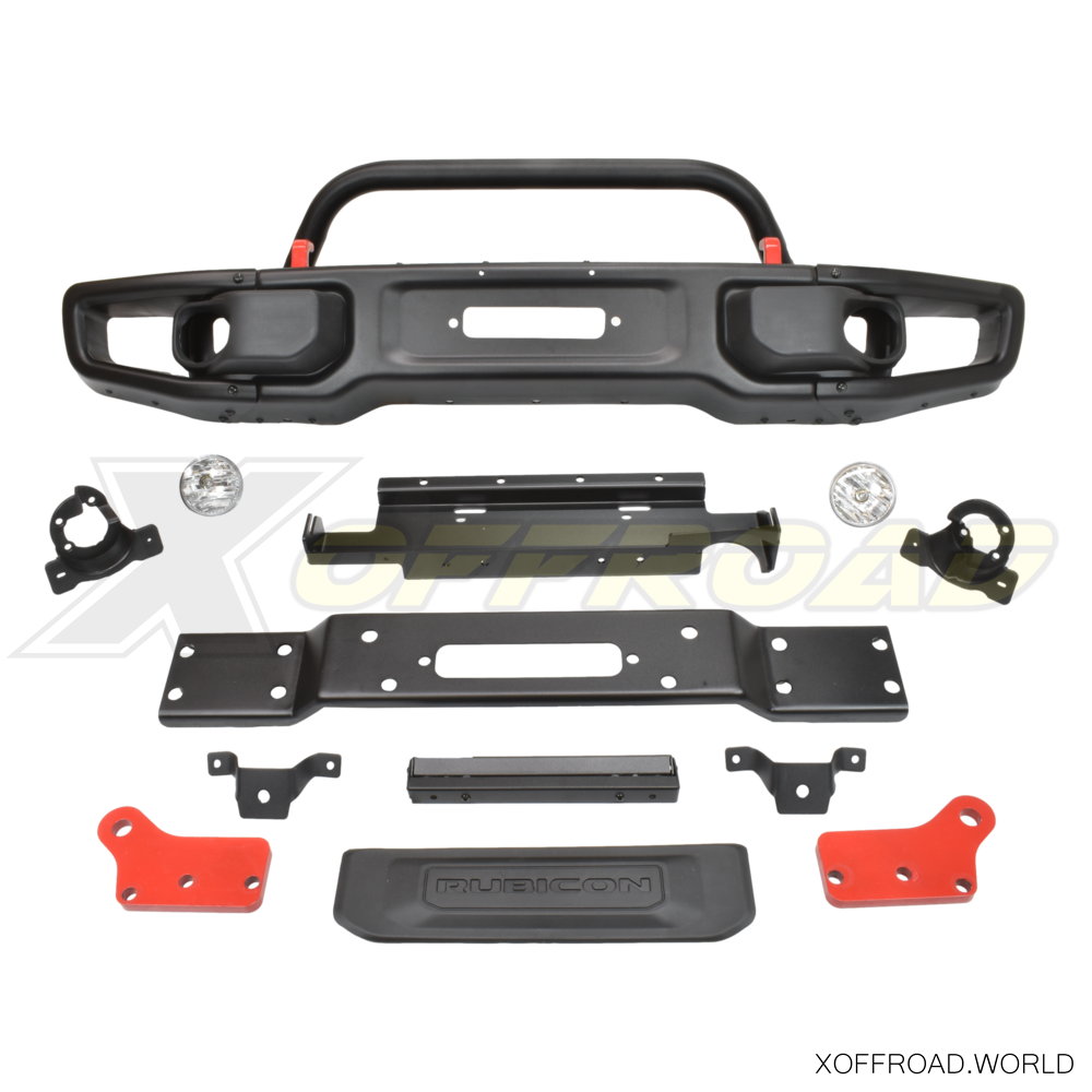Bumper, Front, Replica, With Ramp, 10th Anniversary, Jeep Wrangler JK  XOFB015 - X-Offroad