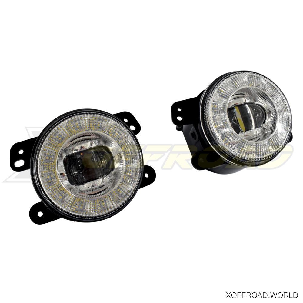 9-Zoll-LED-Scheinwerfer & 4-Zoll-Nebelscheinwerfer mit integriertem  Drl-Blinker-Abblendlicht-Halo-Ring für Jeep Wrangler JL 2013-2017 -  AliExpress