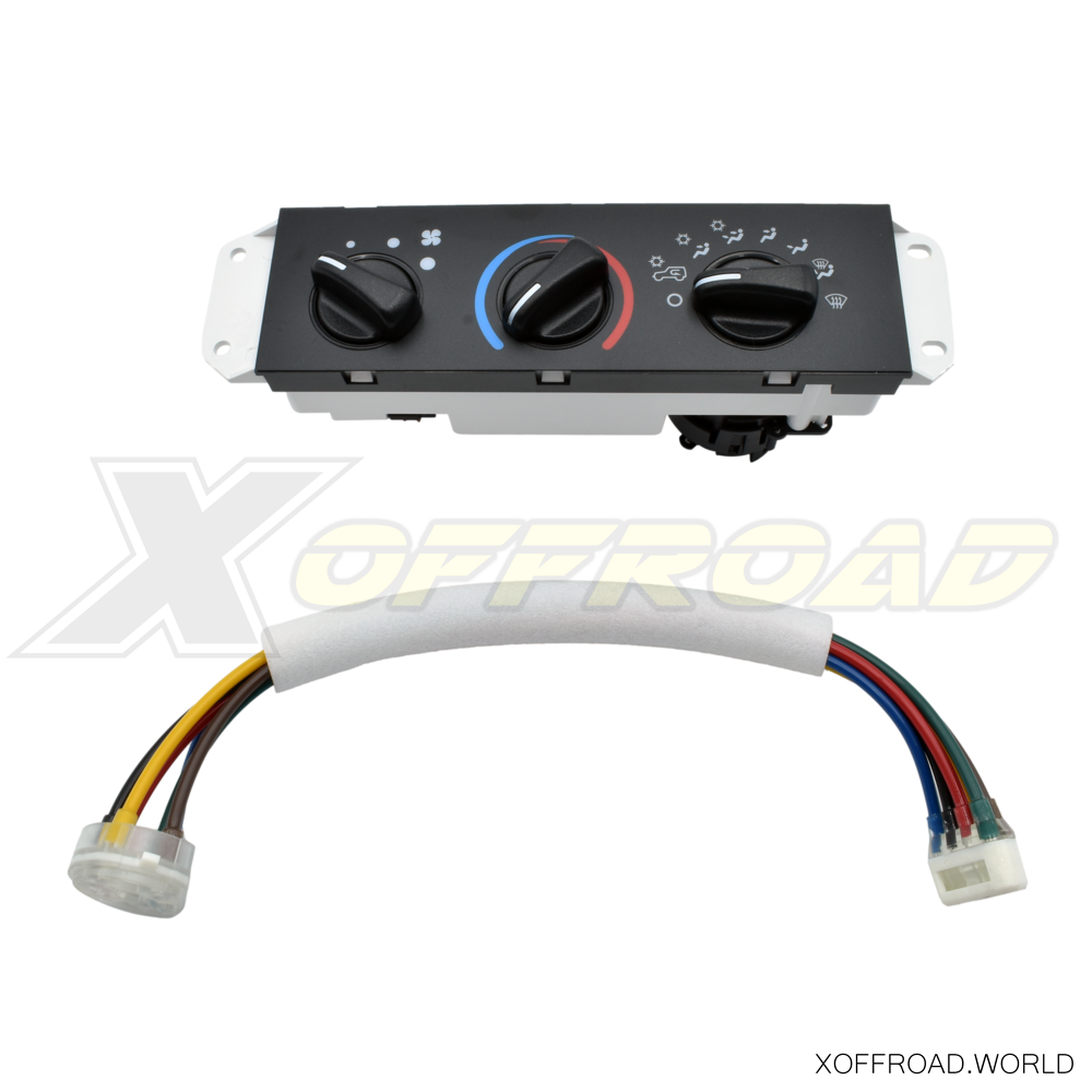 55037473AB A/C and Heater Control Unit, Jeep Wrangler TJ 1999-2004 -  X-Offroad