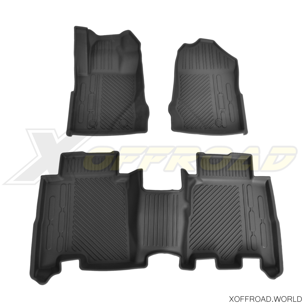 Tappetini Auto Mopar Originali Per Dodge Charger 2006-2010 | Set Anteriore E Posteriore Con Logo, Colore Grigio Ardesia