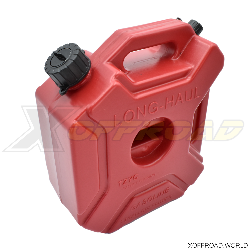 Plastový kanister, Červená, 1.3 Gallon / 5 Litres XOJC003 - X-Offroad
