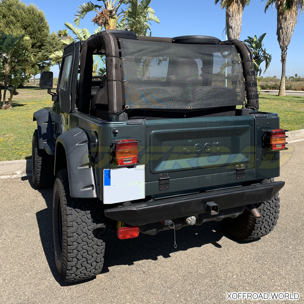 Insulation Net, Black, Front, Jeep Wrangler TJ XOST037 - X-Offroad