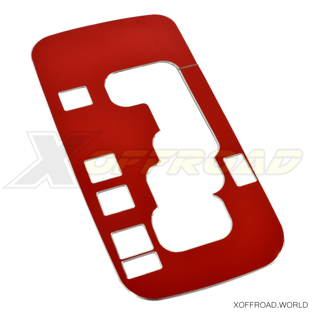 Schaltkasten-Verkleidung , Rot, Jeep Wrangler JK XOTK016 - X-Offroad