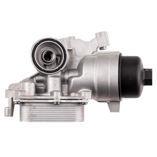 Engine Oil Cooler With Filter Housing