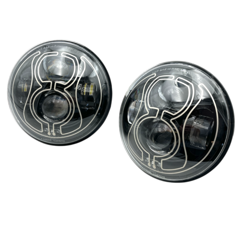 7" LED Strålkastarsats