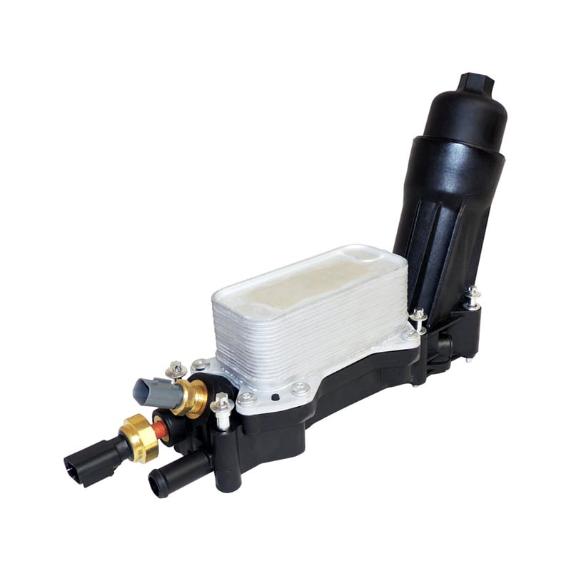 Gruppo filtro olio motore e radiatore olio