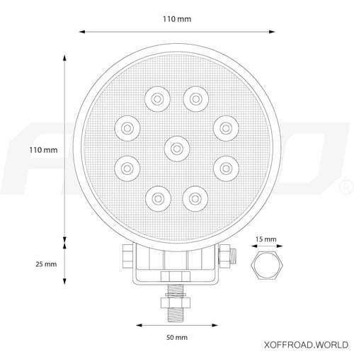 LED-arbetsljus Sats