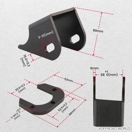 Control Arm Bracket Set