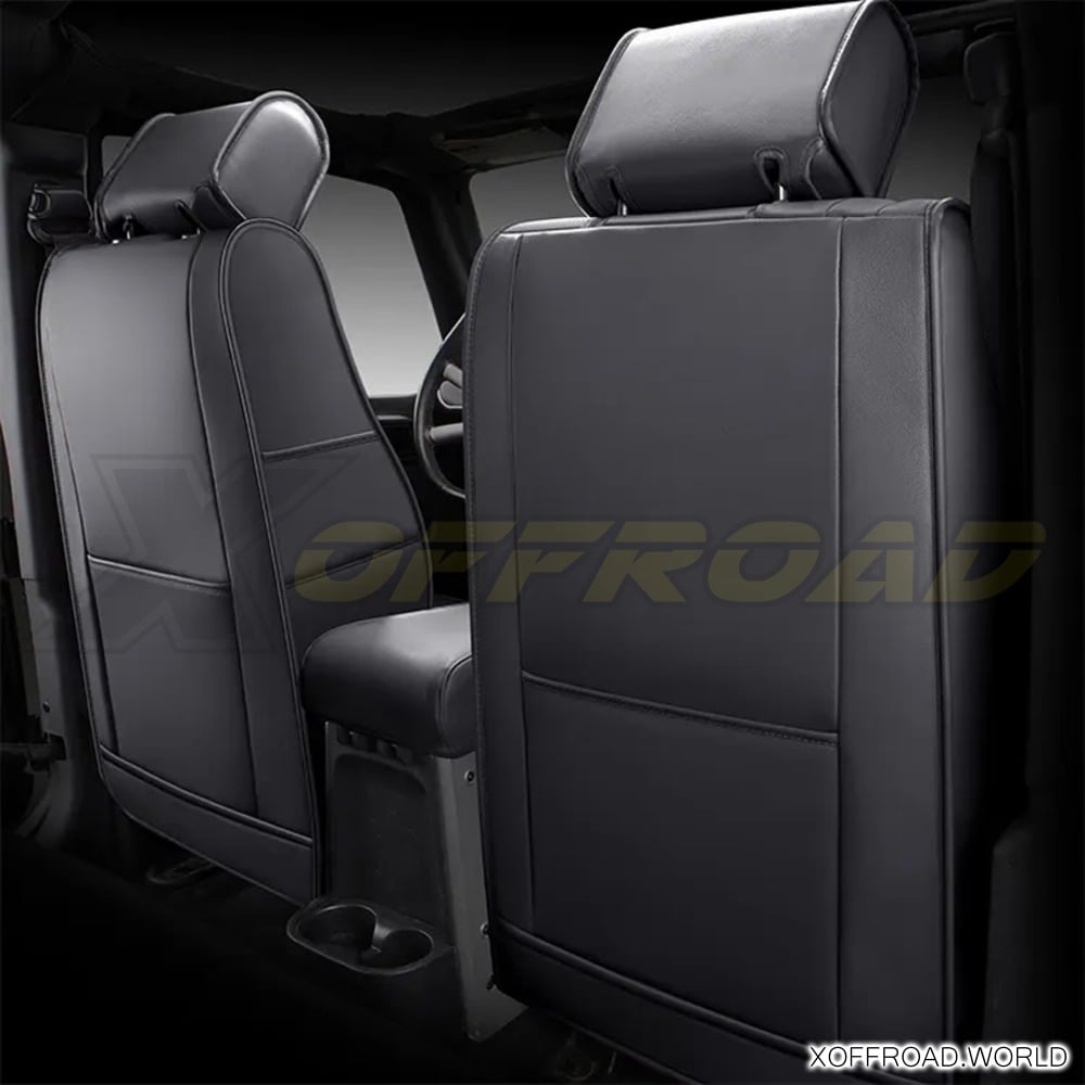 Passgenaue Sitzbezüge, vorne, hinten, 4-Türer, Schwarz, Jeep Wrangler JK  2007-2011 XOCFS001 - X-Offroad