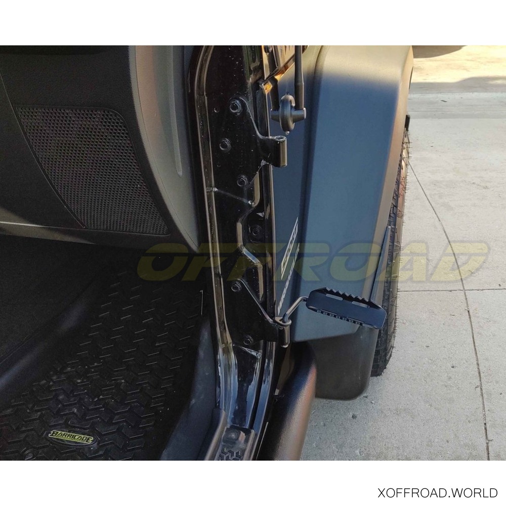 Garosa Échelle de porte de voiture Pédale de Charnière de Porte de Voiture  Repose-Pieds Échelle de Marche pour Jeep Wrangler - Cdiscount Bricolage