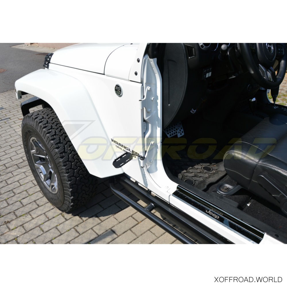Pied de porte de voiture charnière pédale d'échelle extérieure de porte  pour Jeep Wrangler JK 2007-2017 - Chine Accessoires AR pédale, pédale Jeep
