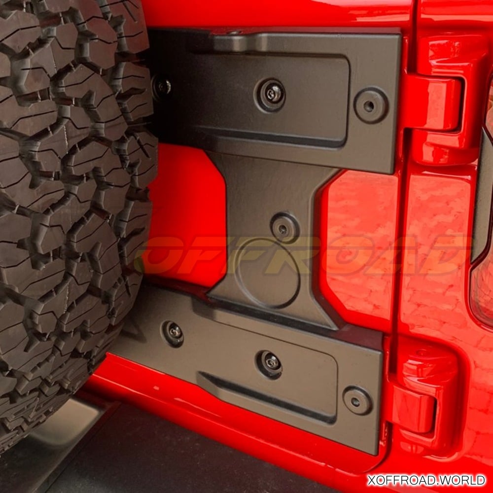 Utiiy Revêtement de coffre pour Jeep Wrangler JL Unlimited 2018 à 2023 sans  caisson de basses, doublure de coffre arrière en TPE pour accessoires Jeep
