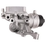 Engine Oil Cooler With Filter Housing
