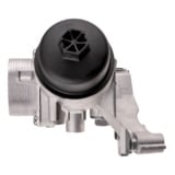 Engine Oil Cooler With Filter Housing