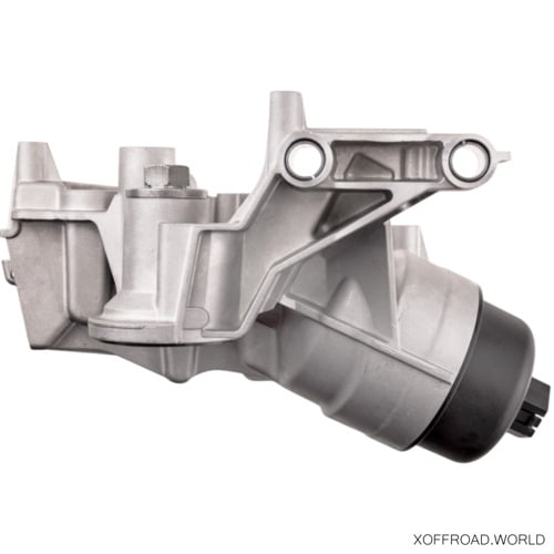 Engine Oil Cooler With Filter Housing