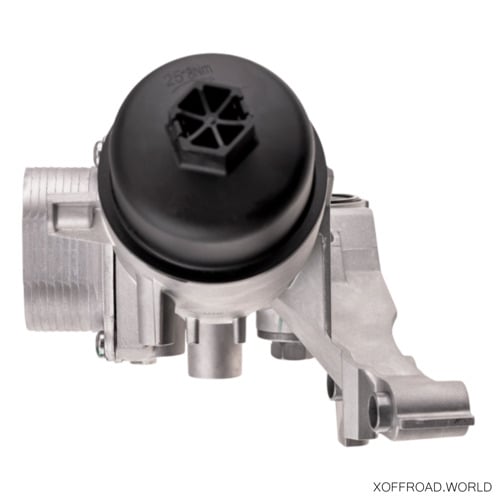 Engine Oil Cooler With Filter Housing