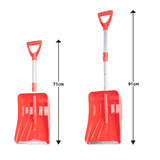 Extendable Snow Shovel With Aluminum Blade