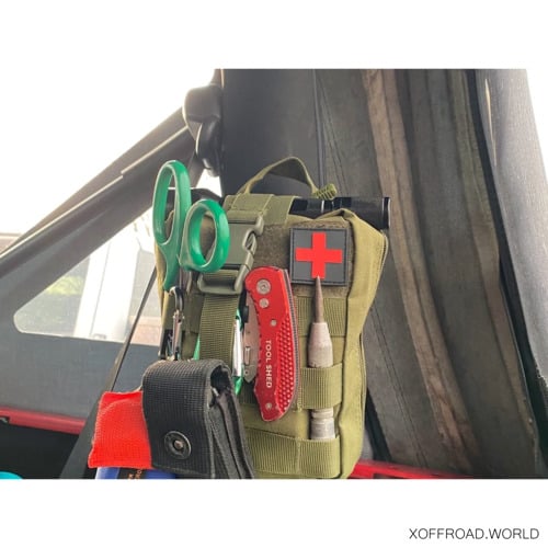 Roll Bar Mounted First Aid Storage Bag