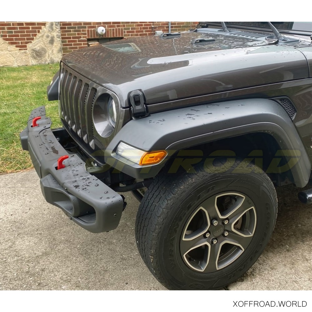Poggiapiedi Antiscivolo In Alluminio Blu Per Jeep Wrangler JL JLU 4XE E Gladiator JT (2018-2024) - Pedale Morto Sinistro Regolabile Con Viti Di Estensione 4XE Incluse