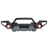 Encadrement de la lunette du feu antibrouillard