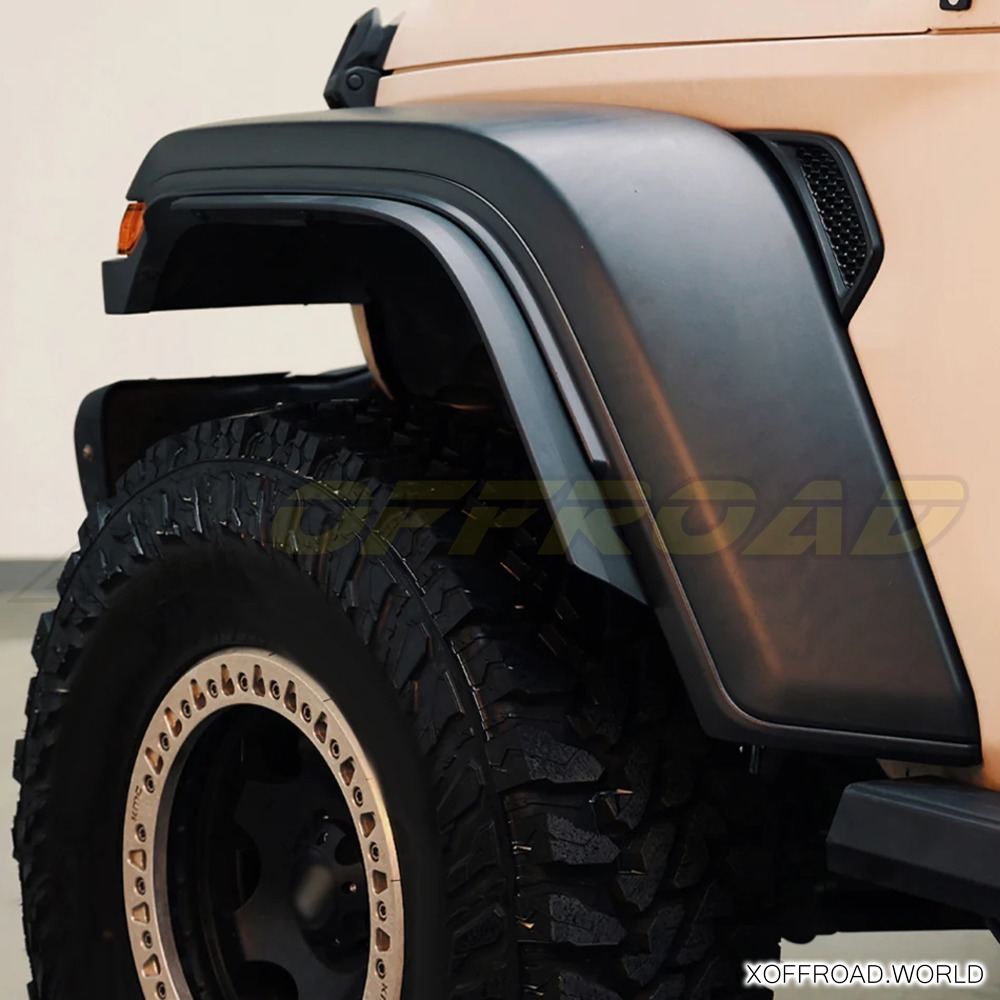 CKPEOR Kotflügelverbreiterungen vorne und hinten für Jeep Wrangler