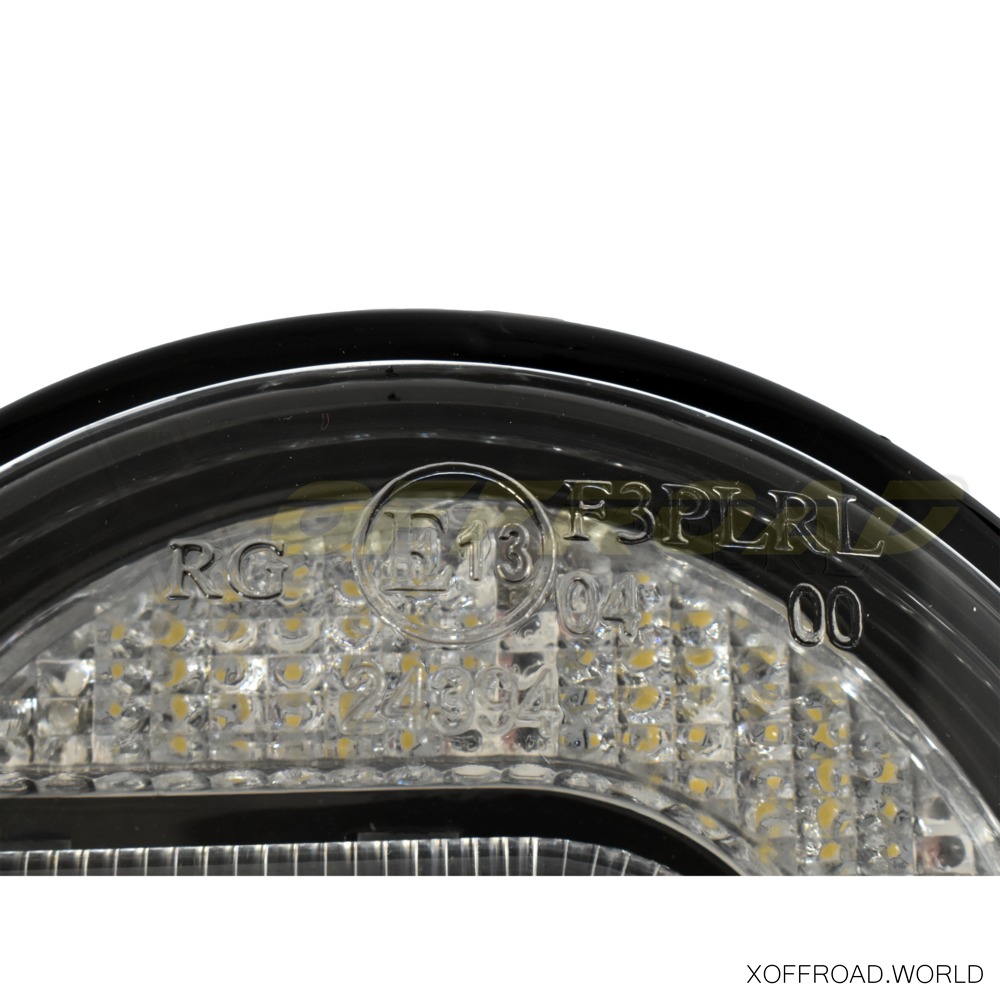 LED Fog Lamps Kit, E13 European Homologation, Jeep Wrangler JK, CC Style  XOFL012 - X-Offroad