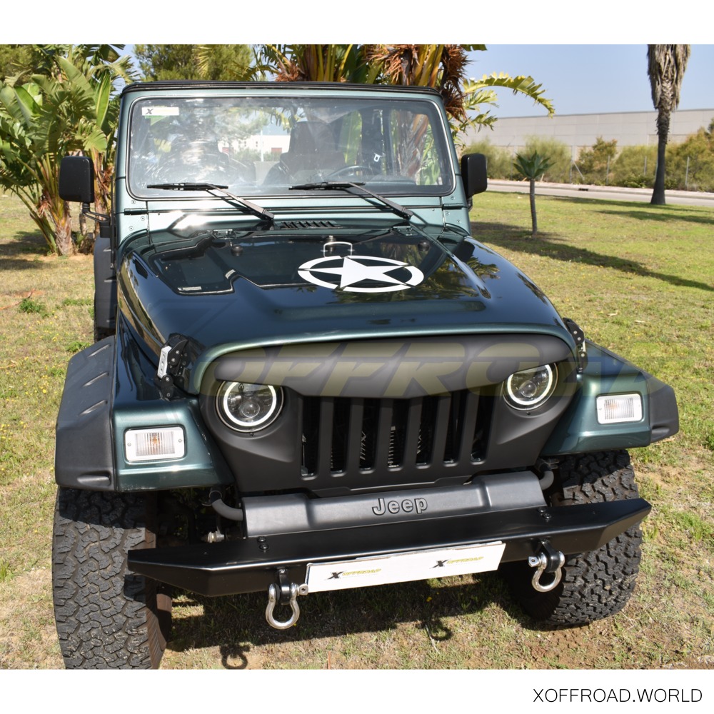 Grille Overlay, Black, Falcon serie, Jeep Wrangler TJ XOGO001 - X-Offroad