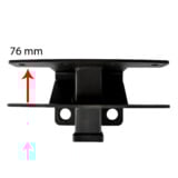 Récepteur d'attelage avec verrou et boule