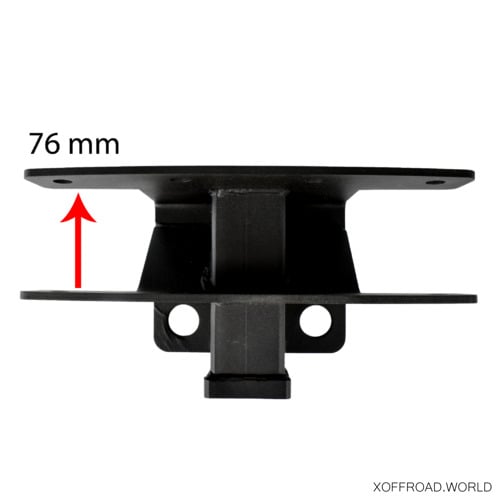 Récepteur d'attelage avec verrou et boule