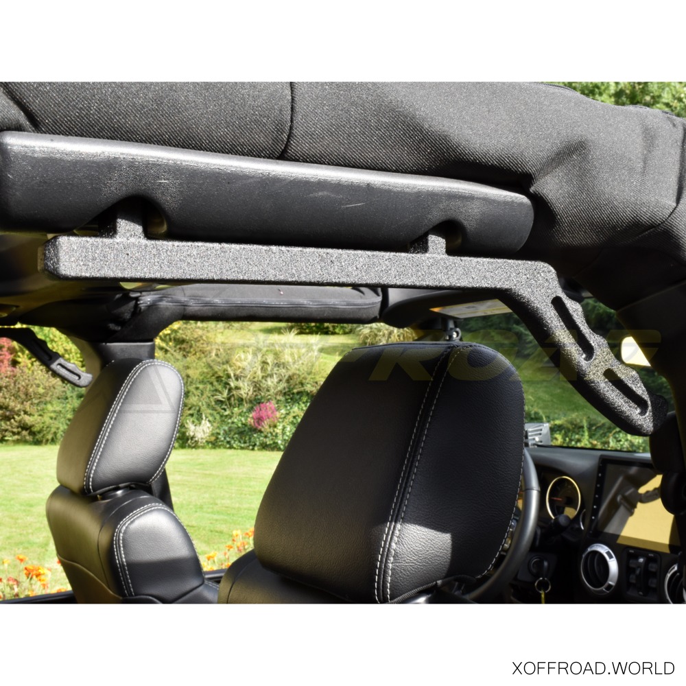 Haltegriff Set Innenraum, vorne, hinten, Schwarz, Jeep Wrangler JK, Rough  Serie XOKT107 - X-Offroad