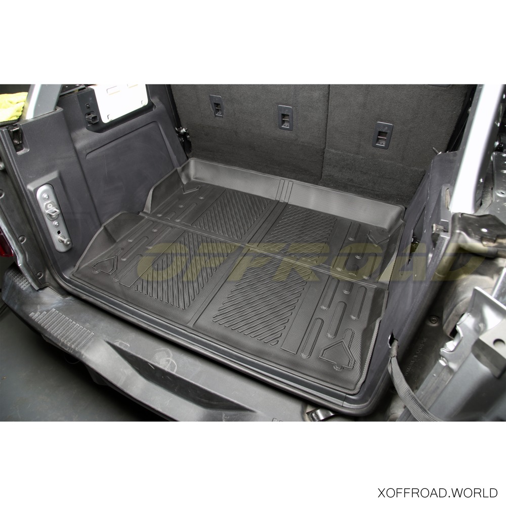 HLMNAKE Auto Kofferraum Seitenschutzmatte Interieur-Zubehör bestimmt für  Ford Bronco 4-türig 2021-2023, Schwarz : : Auto & Motorrad