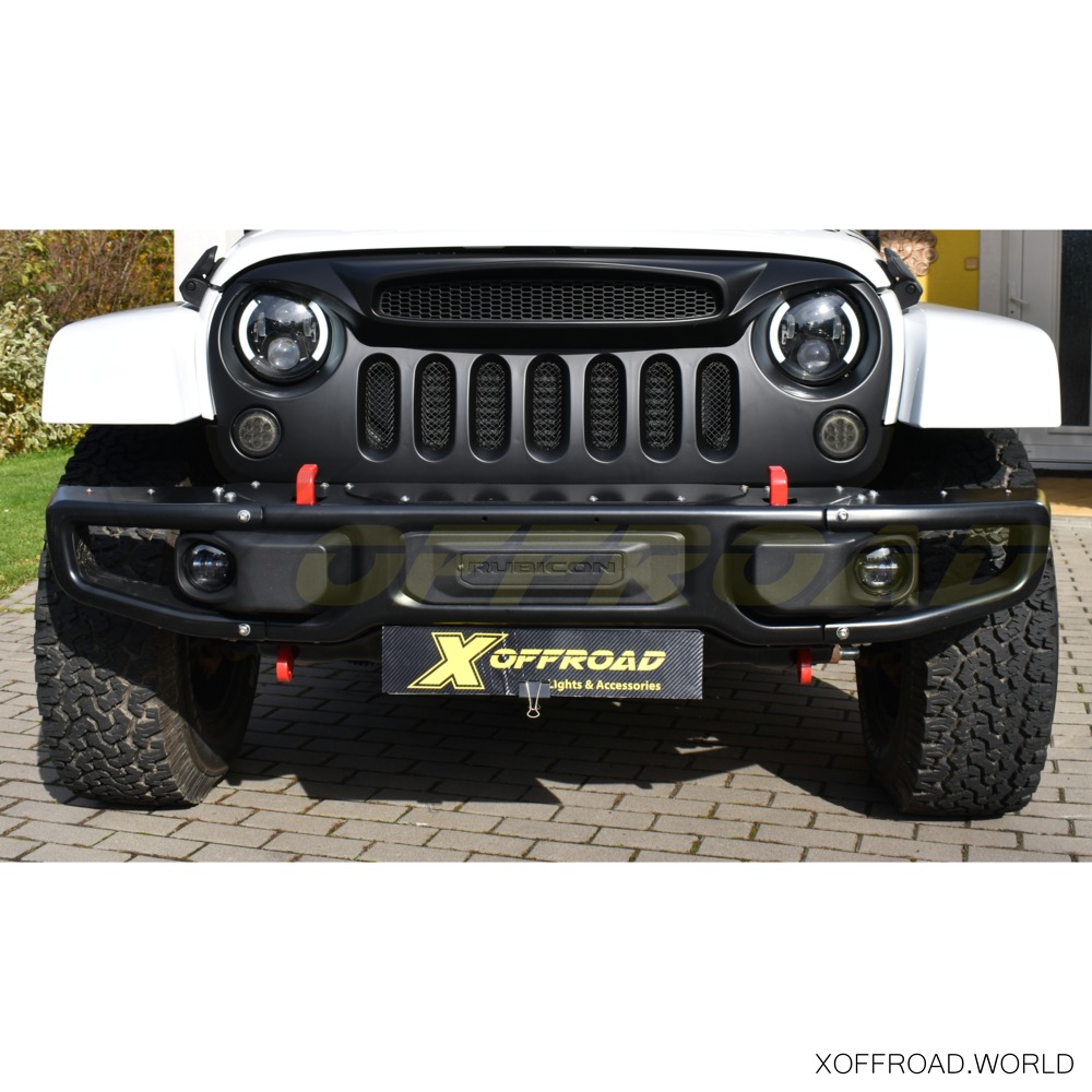 Grille, Black, Vision serie, Jeep Wrangler JK XOJG014 - X-Offroad