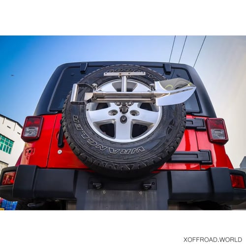 Spare Tire License & Flag Mounting Bracket