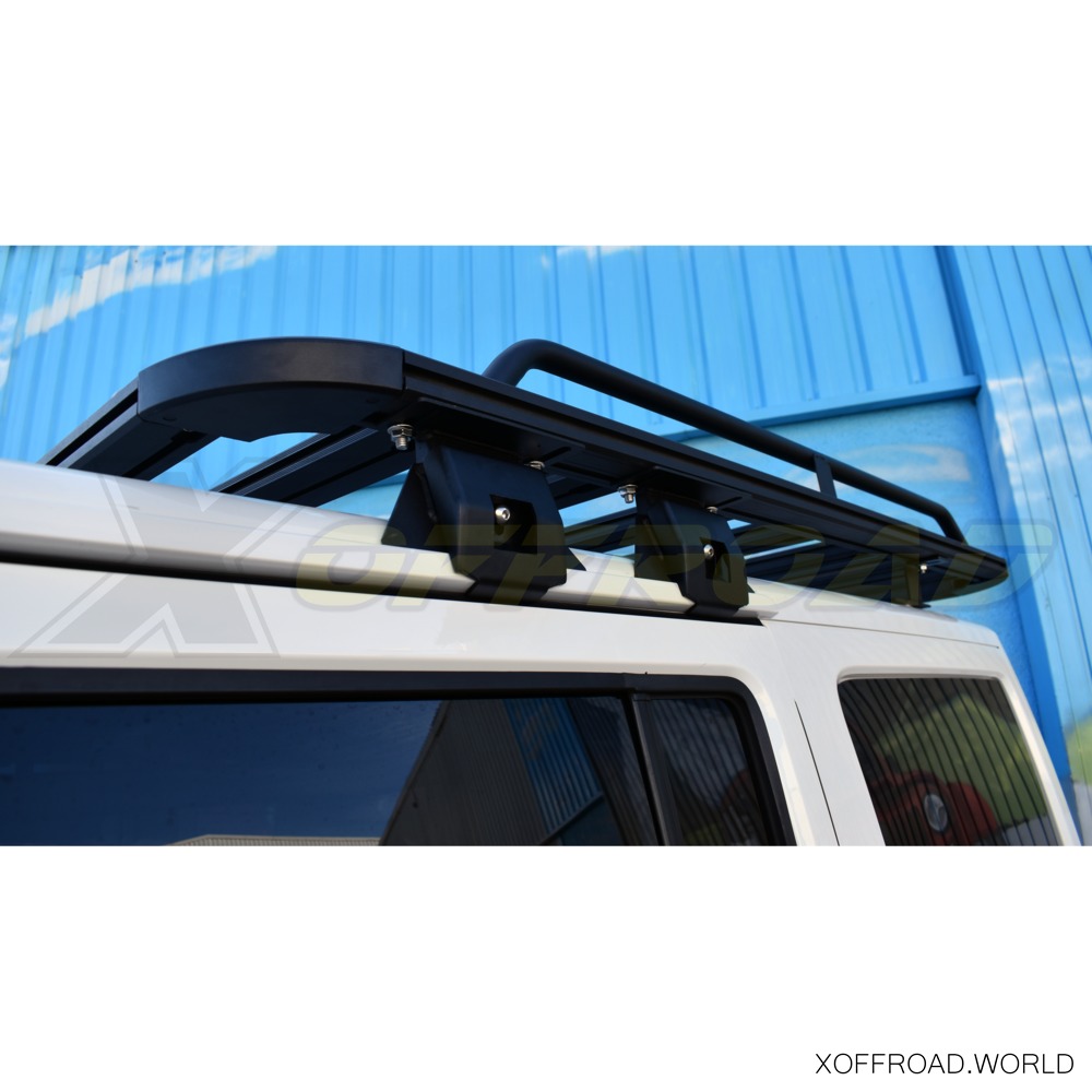 Système de barres de toit, aluminium, Noir, 4 portes, Jeep