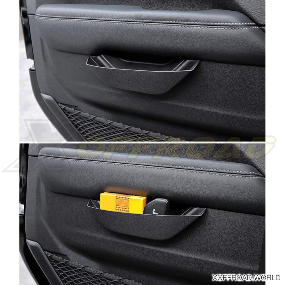 Protetores De Soleira FIERYRED Para Jeep Gladiator JT E Wrangler JL - Preto