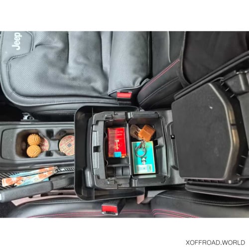 Side Console Storage Tray