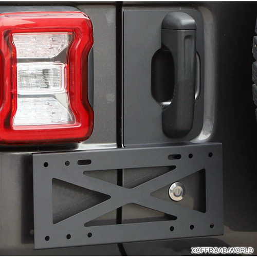 Tailgate Handle License Plate Holder