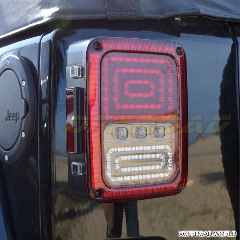 LED Tail Light Kit, EU, Jeep Wrangler JK, serie Sahara XOTL005 - X-Offroad