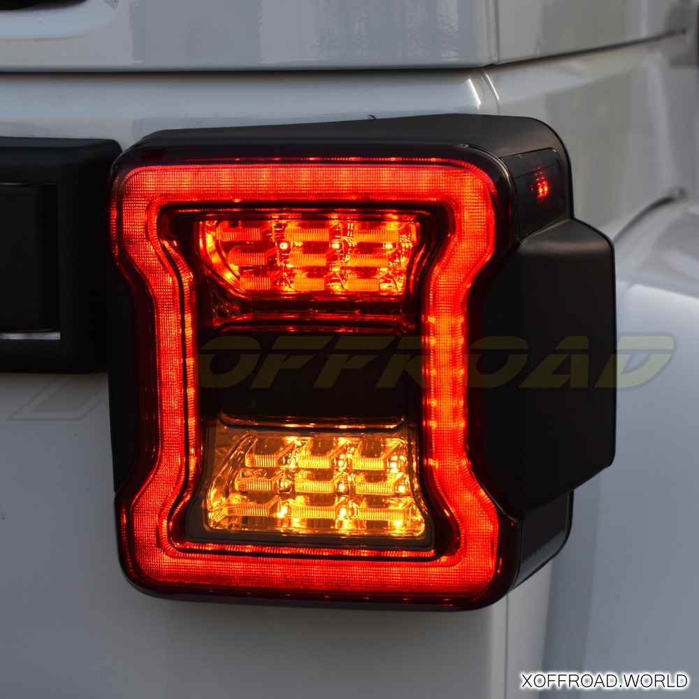 Jidixian auto außen hinten rücklicht lampe rücklicht dekoration abdeckung  für jeep wrangler jl 2018 2019 2020