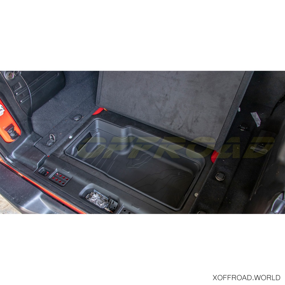 Kofferraum Stapelbox, Schwarz, 4-Türer, Jeep Wrangler JL XOTSB002 -  X-Offroad